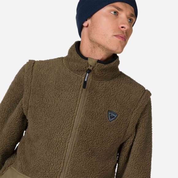 NEW ROSSIGNOL Full-zip Logo Fleece Jacket fig for men 561mn - Picture 5 of 10